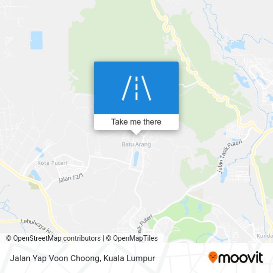 Peta Jalan Yap Voon Choong