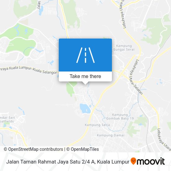 Peta Jalan Taman Rahmat Jaya Satu 2 / 4 A
