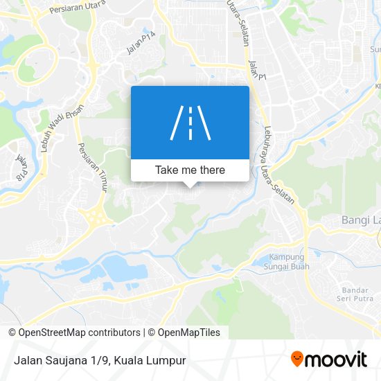 Peta Jalan Saujana 1/9