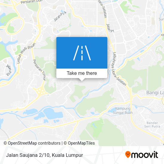 Jalan Saujana 2/10 map