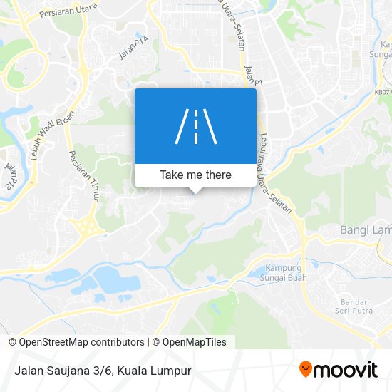 Peta Jalan Saujana 3/6