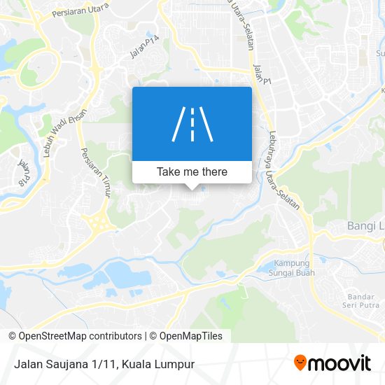 Peta Jalan Saujana 1/11