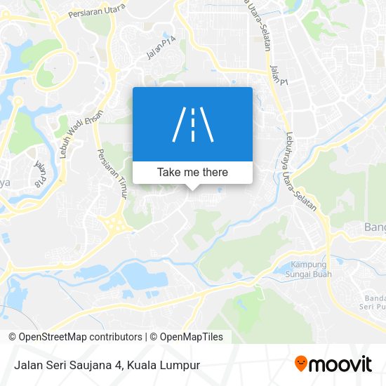 Peta Jalan Seri Saujana 4