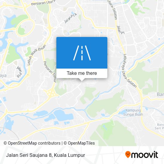 Jalan Seri Saujana 8 map