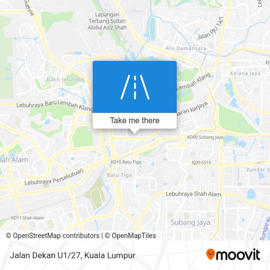 Jalan Dekan U1/27 map