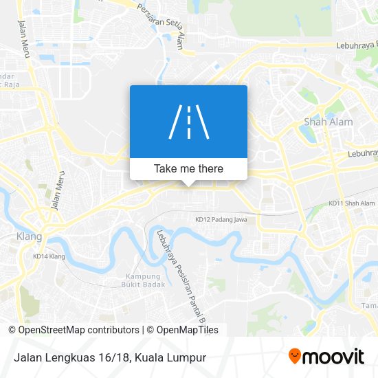 Jalan Lengkuas 16/18 map