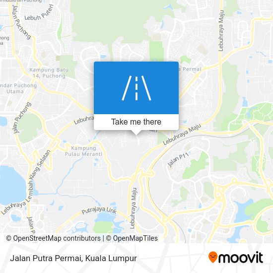 Jalan Putra Permai map