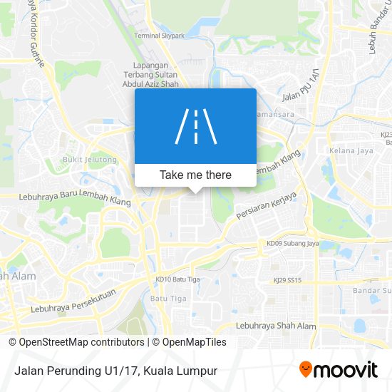 Peta Jalan Perunding U1/17