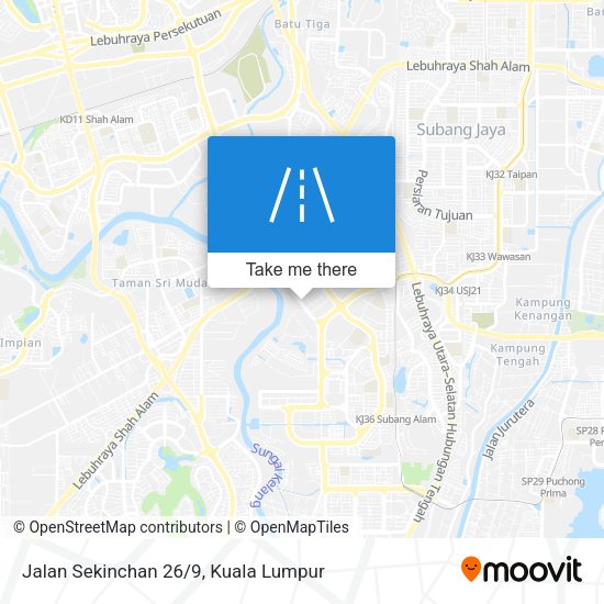 Jalan Sekinchan 26/9 map
