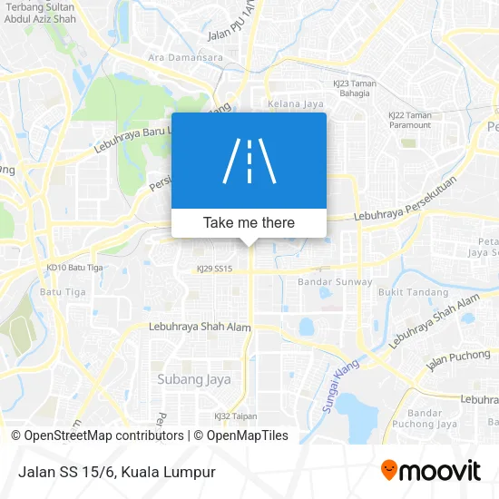 Jalan SS 15/6 map