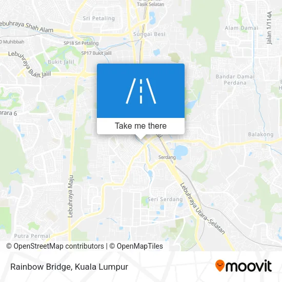 Rainbow Bridge map