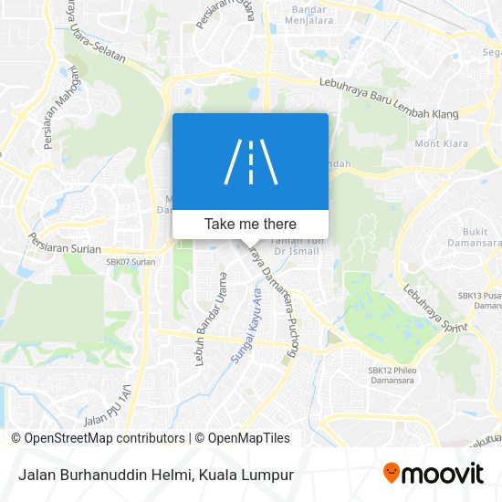 Jalan Burhanuddin Helmi map