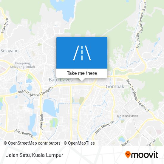 Jalan Satu map