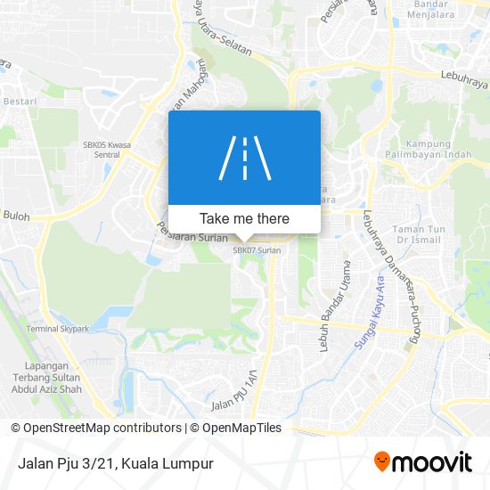 Jalan Pju 3/21 map