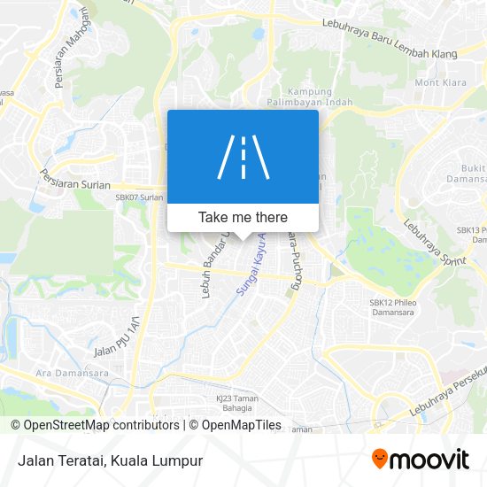 Peta Jalan Teratai