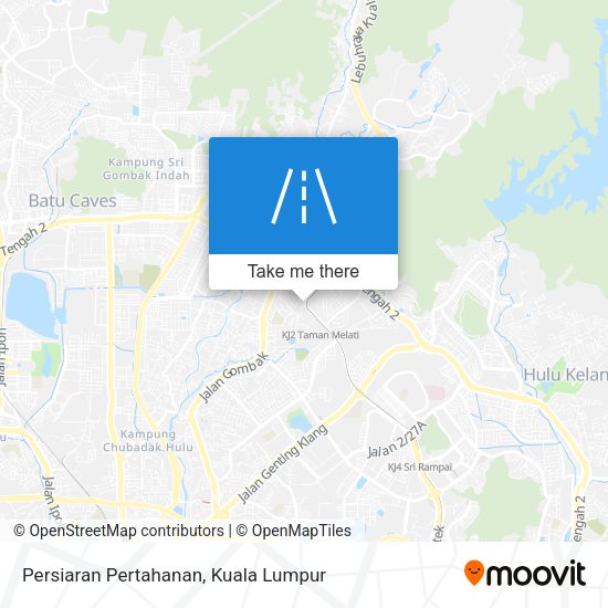 Persiaran Pertahanan map