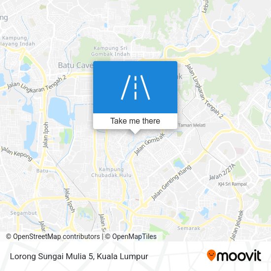 Peta Lorong Sungai Mulia 5
