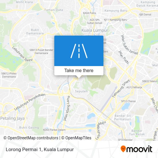 Peta Lorong Permai 1