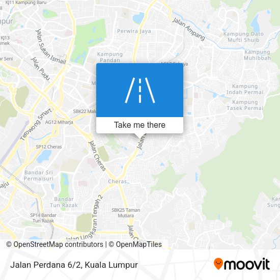 Jalan Perdana 6/2 map