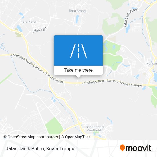 Peta Jalan Tasik Puteri