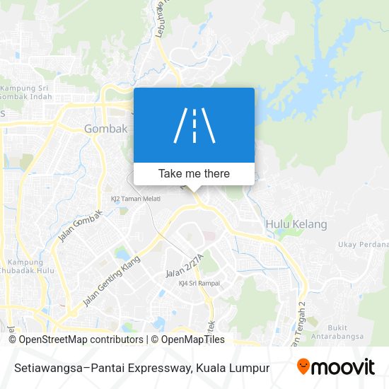 Peta Setiawangsa–Pantai Expressway