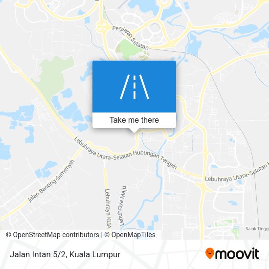 Peta Jalan Intan 5/2