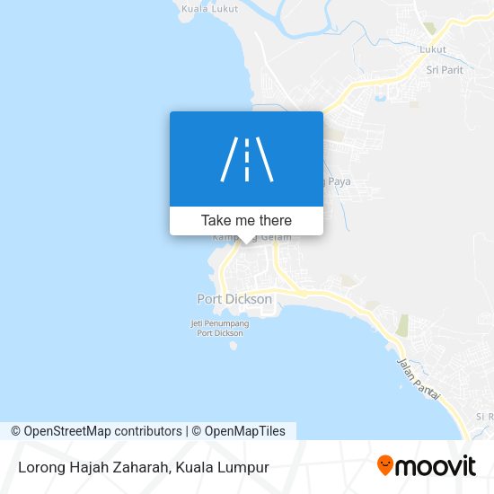 Lorong Hajah Zaharah map