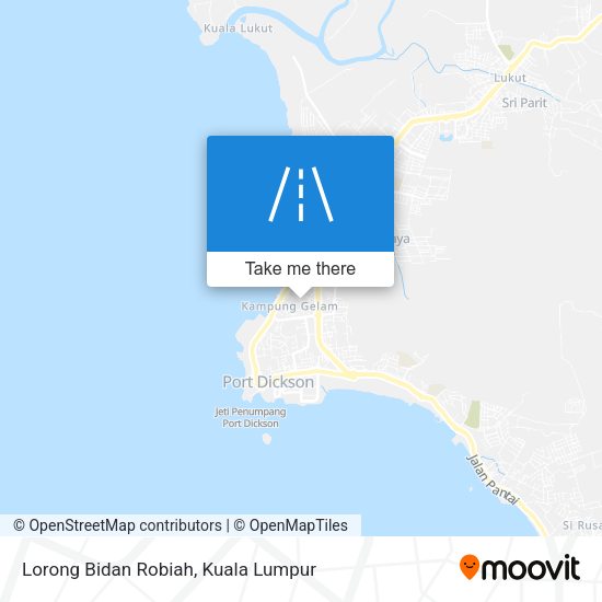 Lorong Bidan Robiah map