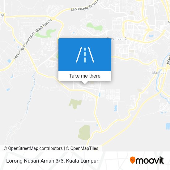 Lorong Nusari Aman 3/3 map