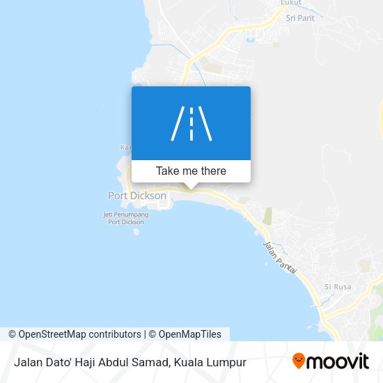 Jalan Dato' Haji Abdul Samad map