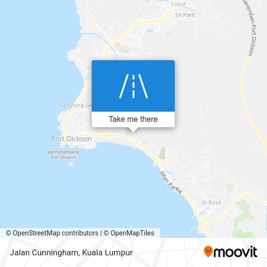 Peta Jalan Cunningham