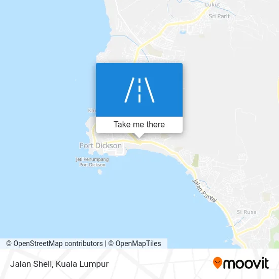 Jalan Shell map