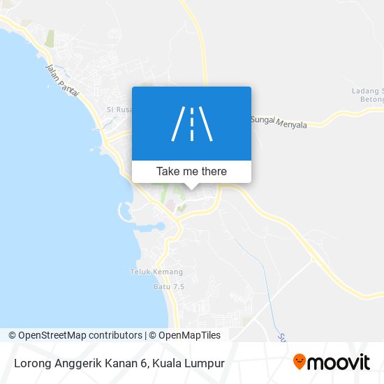 Peta Lorong Anggerik Kanan 6