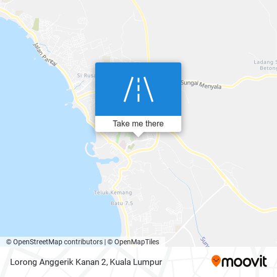 Peta Lorong Anggerik Kanan 2