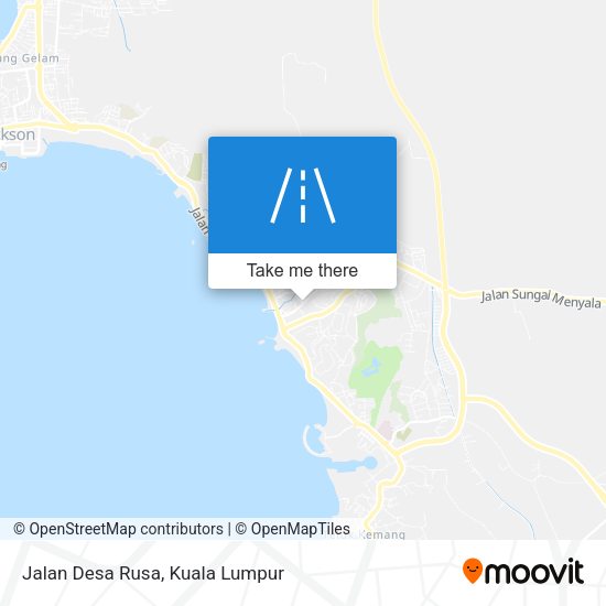 Jalan Desa Rusa map