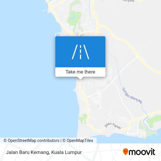 Jalan Baru Kemang map