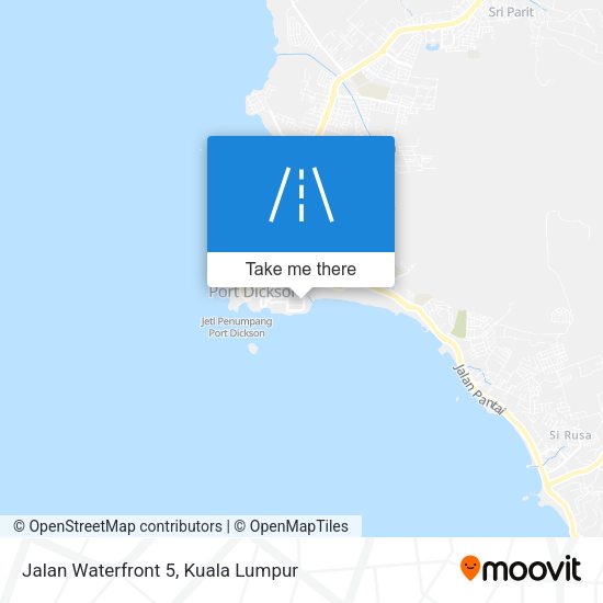 Peta Jalan Waterfront 5