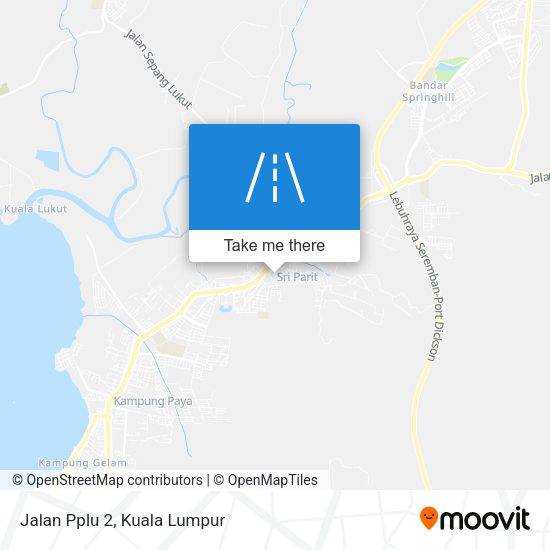 Jalan Pplu 2 map