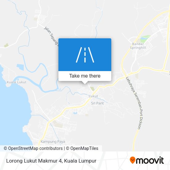 Lorong Lukut Makmur 4 map