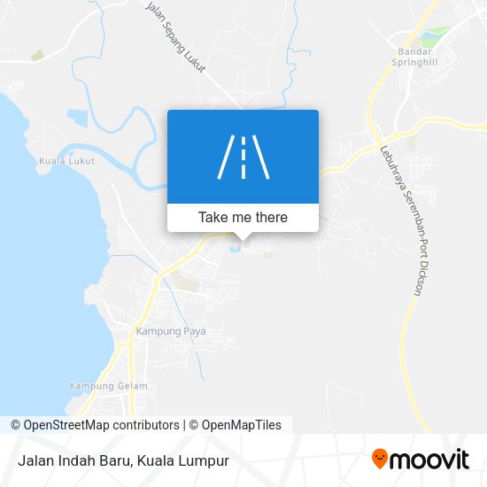Peta Jalan Indah Baru