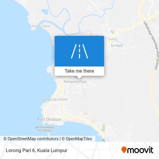 Lorong Pari 6 map