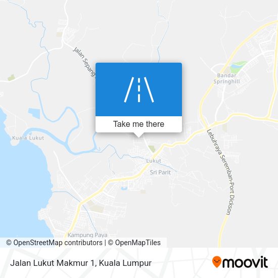 Jalan Lukut Makmur 1 map