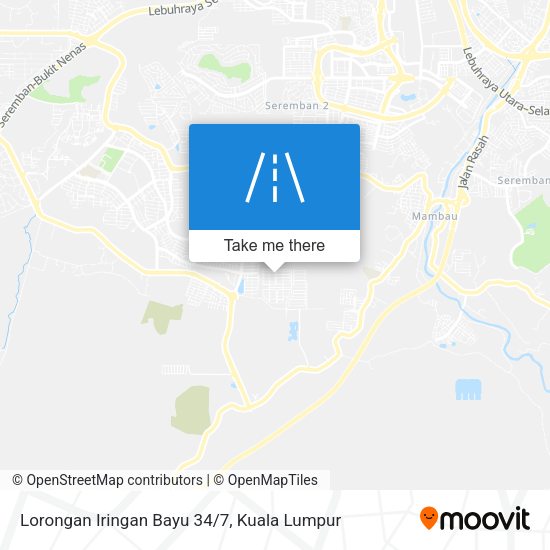 Lorongan Iringan Bayu 34/7 map