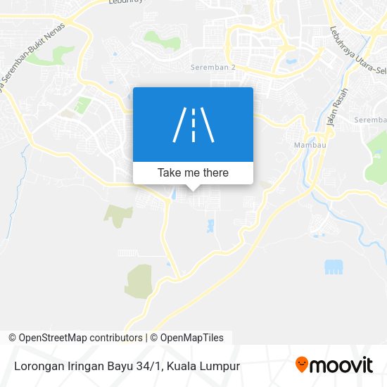 Lorongan Iringan Bayu 34/1 map