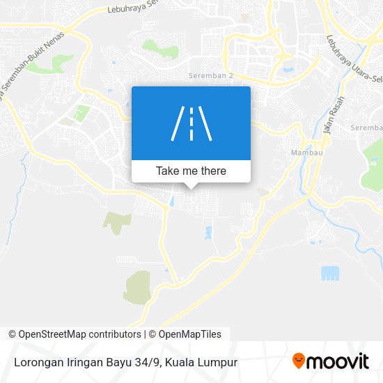 Peta Lorongan Iringan Bayu 34/9