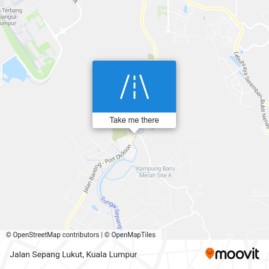 Jalan Sepang Lukut map