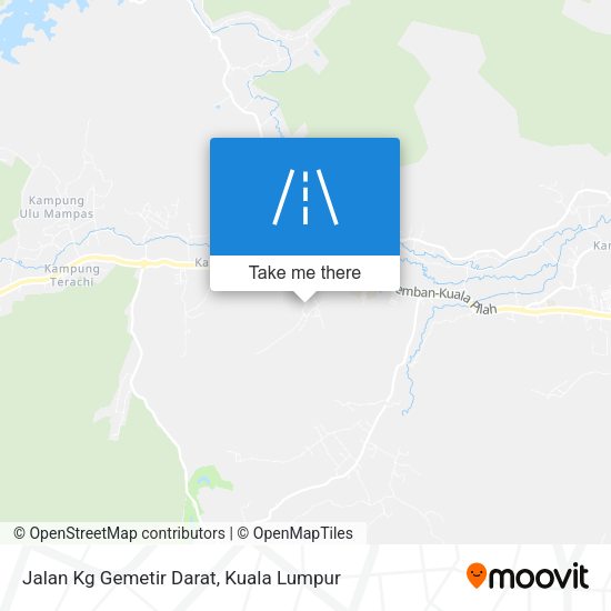 Jalan Kg Gemetir Darat map