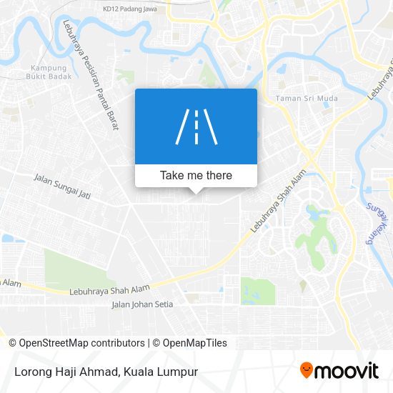Peta Lorong Haji Ahmad