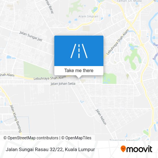 Jalan Sungai Rasau 32/22 map