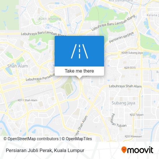 Peta Persiaran Jubli Perak